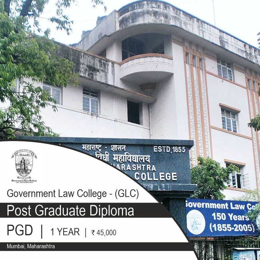 Post Graduate Diploma in Securities Laws at Government Law College (Glc), Mumbai